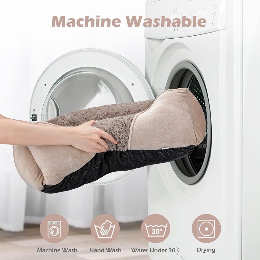 INVENHO Rectangle Washable Orthopedic Dog Bed for Small, Medium and Large Dogs, Soft Calming, Sleeping Puppy Bed Durable Pet Cuddler with Anti-Slip Bottom, S (20x19x6) INVENHO Rectangle Washable Orthopedic Dog Bed for Small, Medium and Large Dogs, Soft Calming, Sleeping Puppy Bed Durable Pet Cuddler with Anti-Slip Bottom, S (20x19x6)