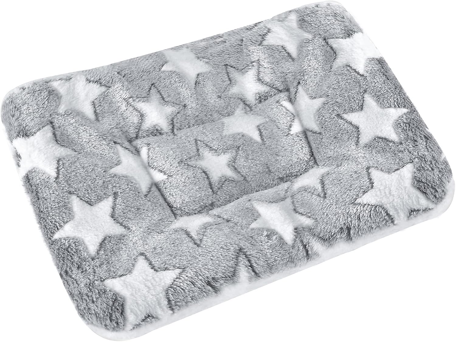 Small Animal Bed Mat, Soft Warm, Suitable for Guinea Pig, Hamster, Rabbit, Rat and Bearded Dragon (X-Large(13.3x9.4), Star Grey) Small Animal Bed Mat, Soft Warm, Suitable for Guinea Pig, Hamster, Rabbit, Rat and Bearded Dragon (X-Large(13.3x9.4), Star Grey)