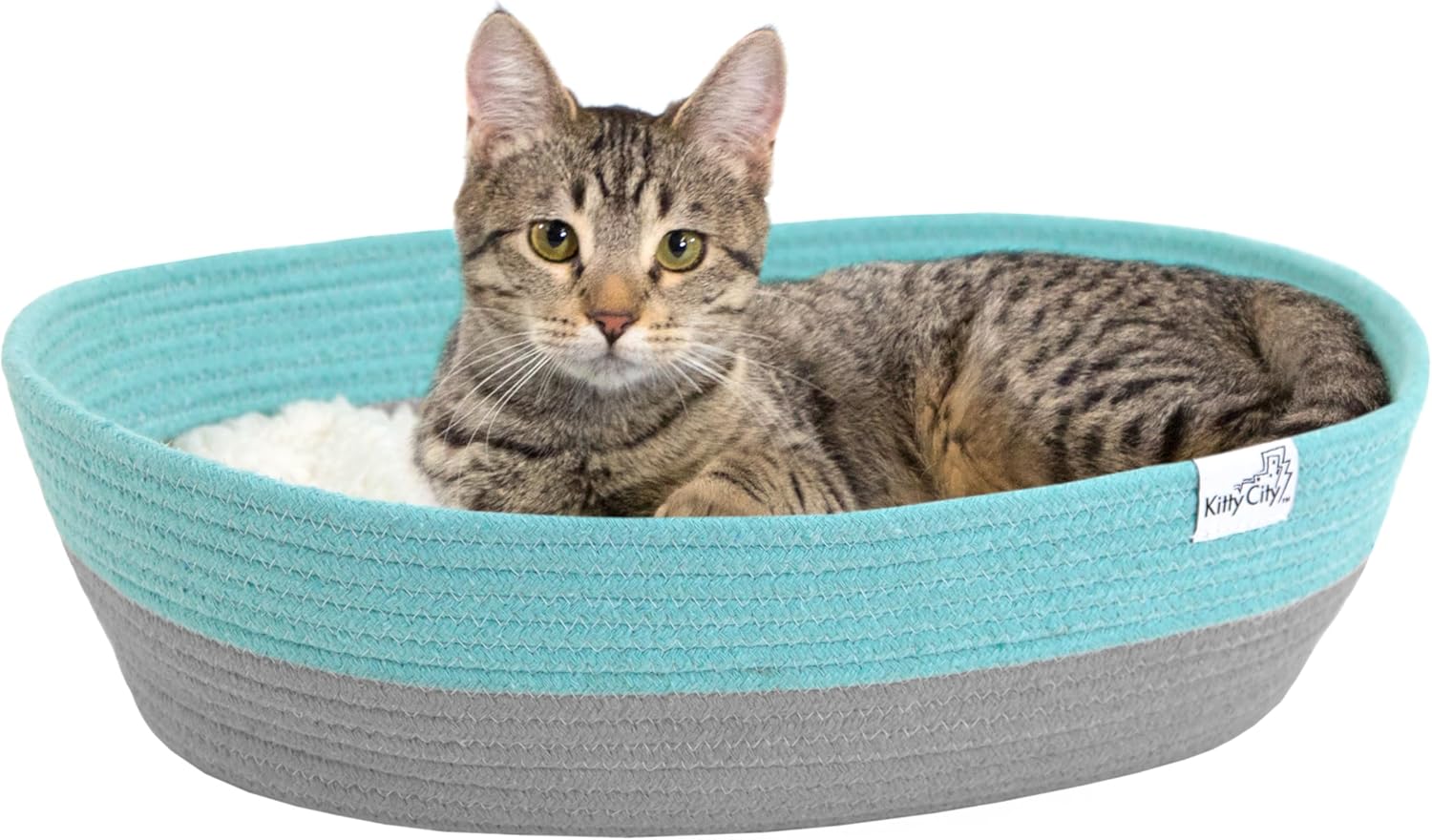 Kitty City Cat Bed, Cotton, 14W x 19L x 5H Kitty City Cat Bed, Cotton, 14W x 19L x 5H