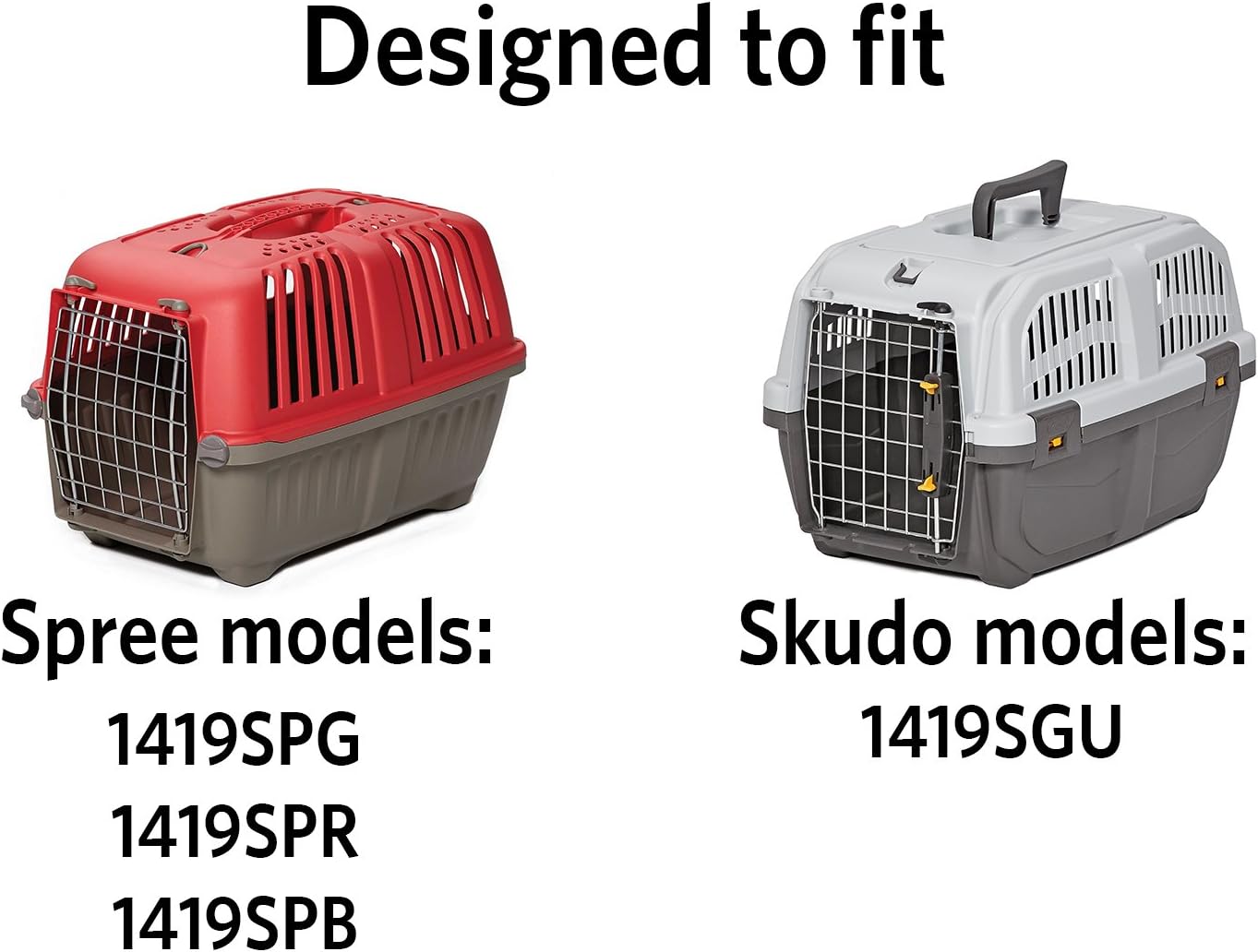 Midwest Homes for PetsPet Bed for Dog Carrier  Travel Carrier, Pet Bed Fits 19-Inch Plastic Pet Carriers for Tiny Dog Breeds  Tiny Cats, XX Small Travel Bed