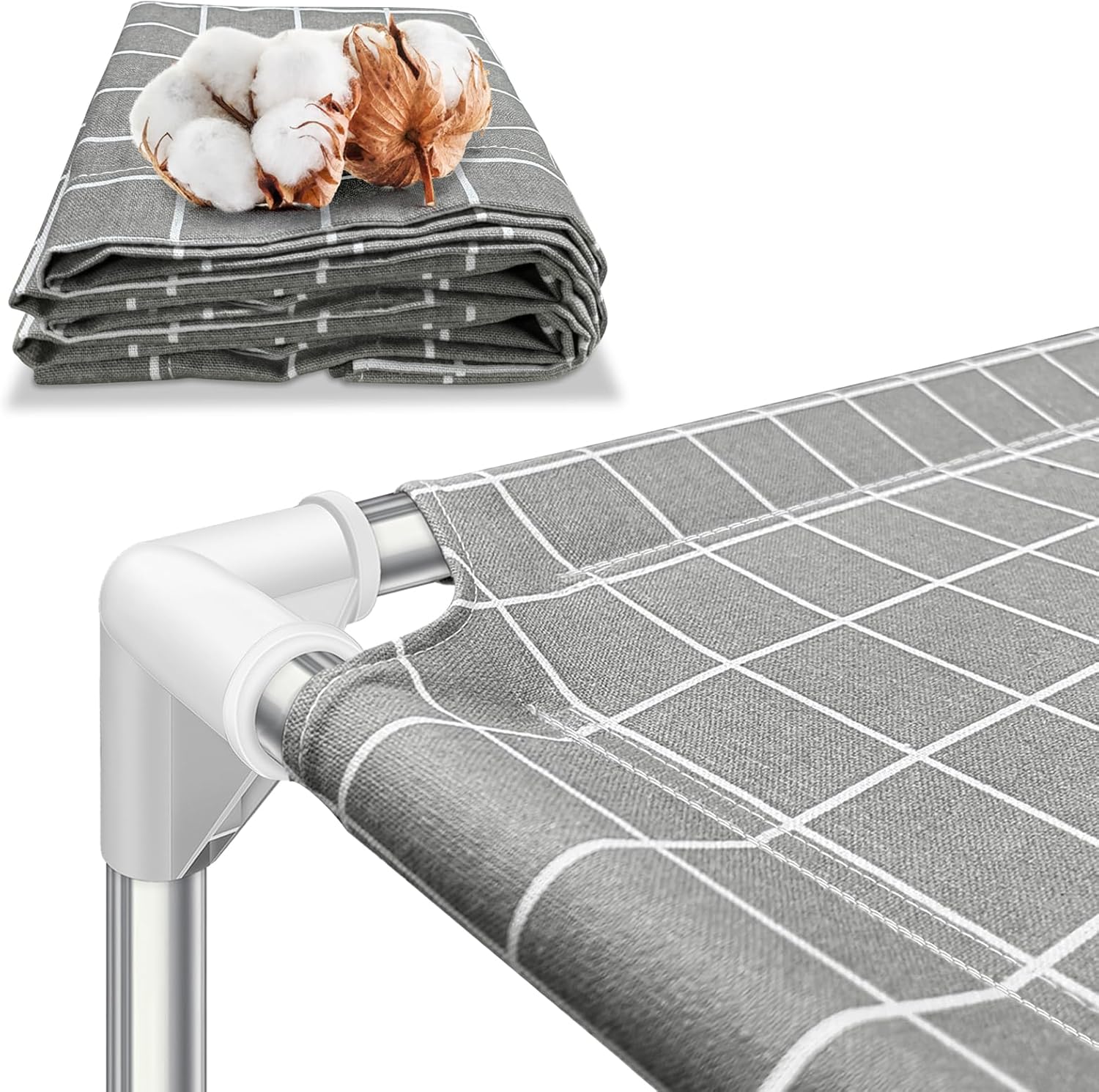 Elevated Pet Bed Dog Cot- Pet Bed for Small Dogs | Raised Dog Bed for Indoor and Outdoor Use for Small Pets