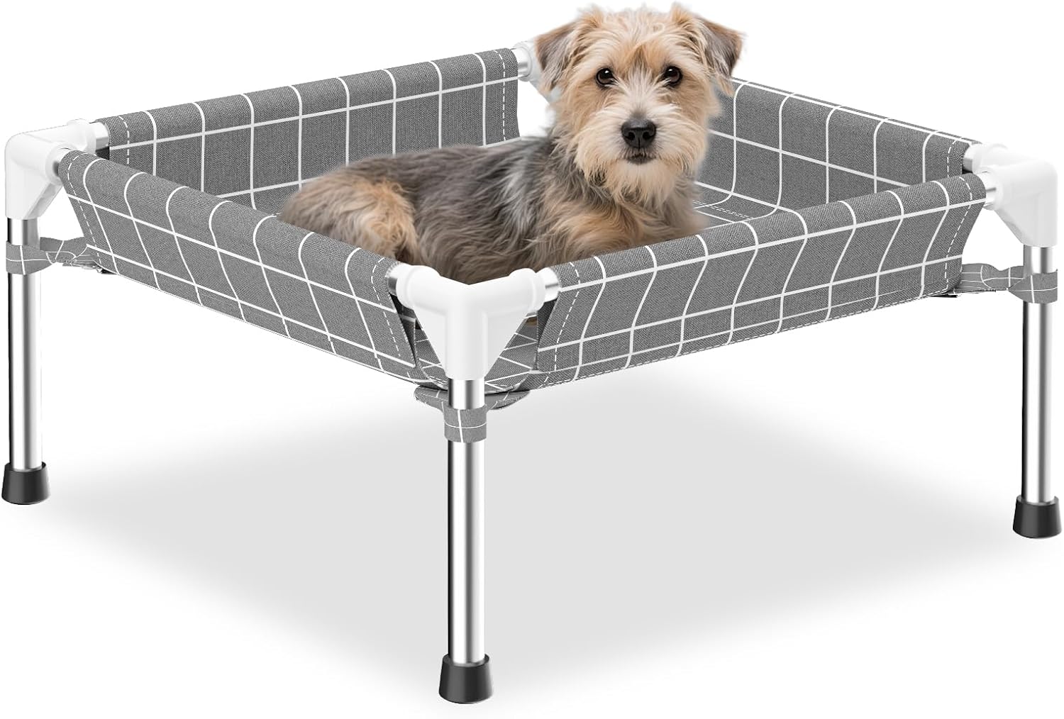 Elevated Pet Bed Dog Cot- Pet Bed for Small Dogs | Raised Dog Bed for Indoor and Outdoor Use for Small Pets