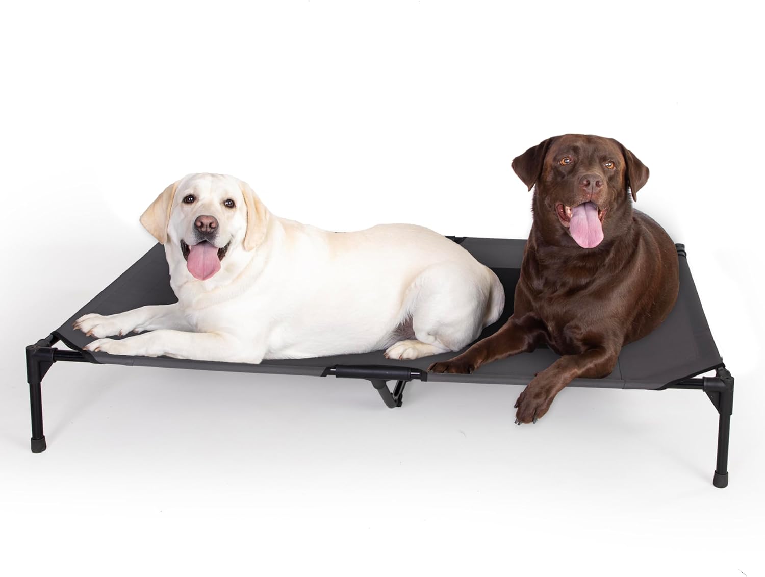 KH Pet Products Outdoor Elevated Dog Cot, Breathable Cooling Elevated Cot Hammock Pet Bed for Small Dogs, Washable Mesh Cover, Raised Metal Frame, Collapsible, Portable - Small 22 X 17in Chocolate KH Pet Products Outdoor Elevated Dog Cot, Breathable Cooling Elevated Cot Hammock Pet Bed for Small Dogs, Washable Mesh Cover, Raised Metal Frame, Collapsible, Portable - Small 22 X 17in Chocolate