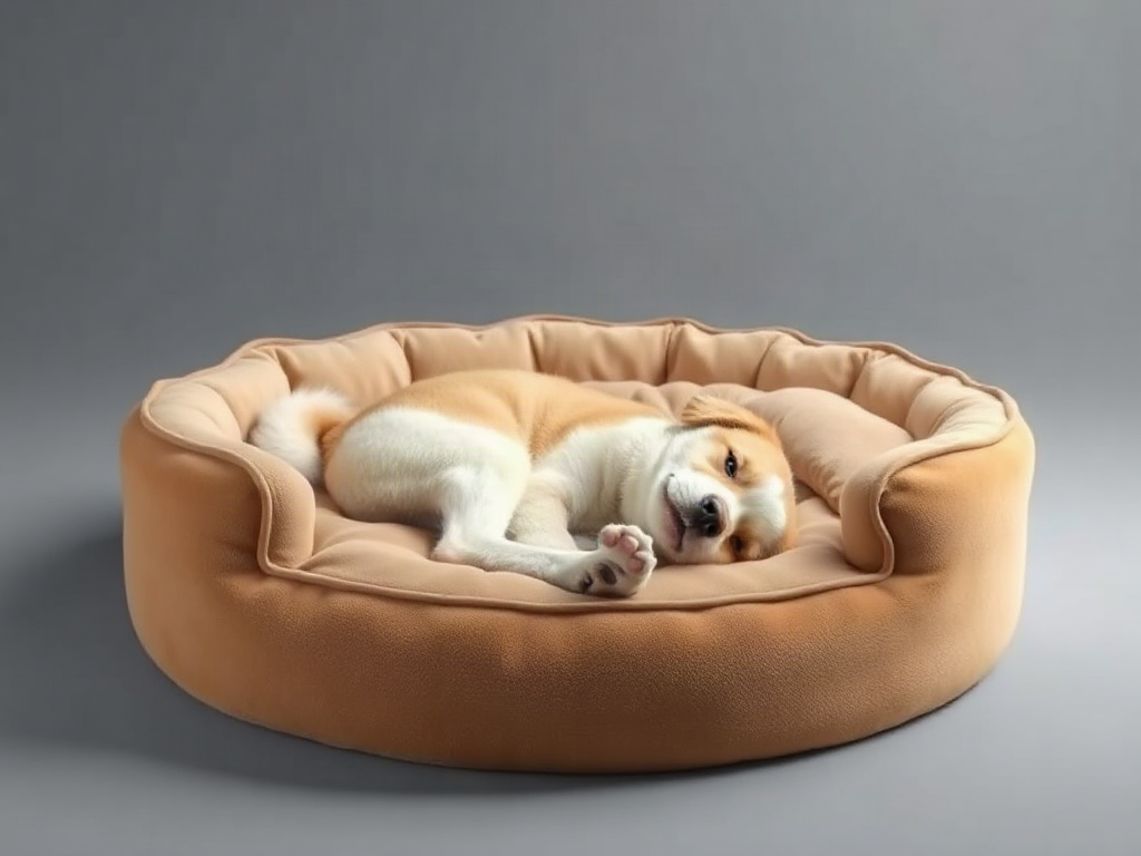 Round versus rectangular pet bed shapes
